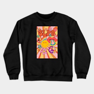 SLPA peace sign Crewneck Sweatshirt